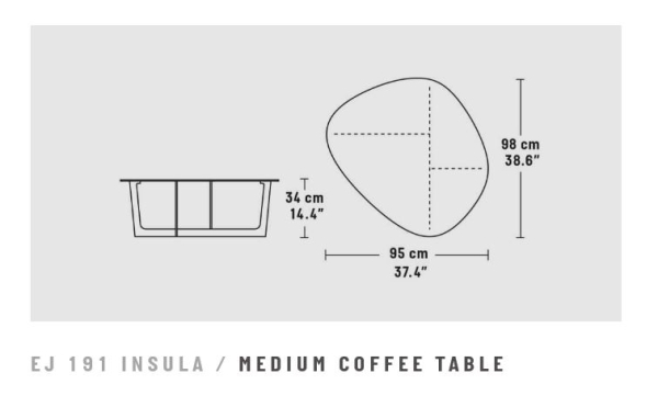 Fredericia Insula Ej 191 Coffeetable